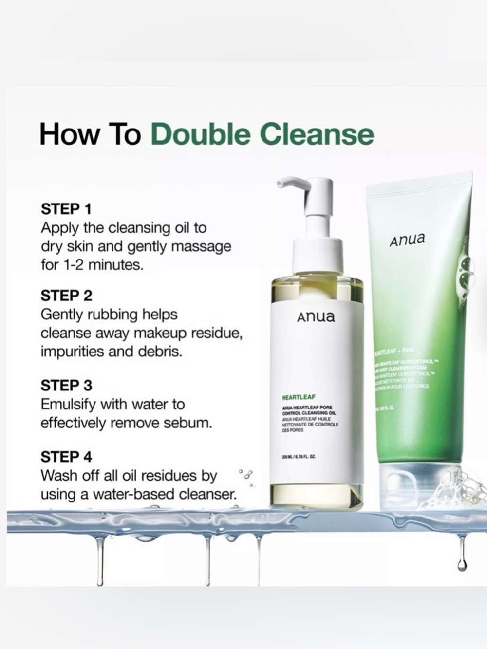 Anua Heartleaf Cleansing Foam - Korean Skin Care - Picture 7 of 11